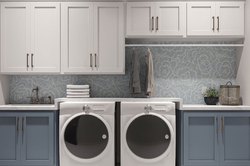 Home Plan - Interior - Laundry for Barndominium House Plan #455-725 - 3 bed, 2.5 bath