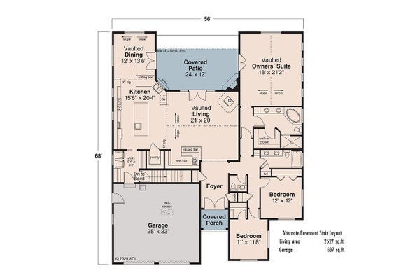 Traditional Floor Plan - Other Floor Plan #124-1117