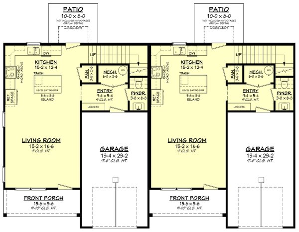 Farmhouse Floor Plan - Main Floor Plan #430-375