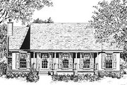 Country Style House Plan - 3 Beds 2 Baths 1247 Sq/Ft Plan #14-147 
