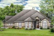 European Style House Plan - 3 Beds 2.5 Baths 2475 Sq/Ft Plan #84-143 