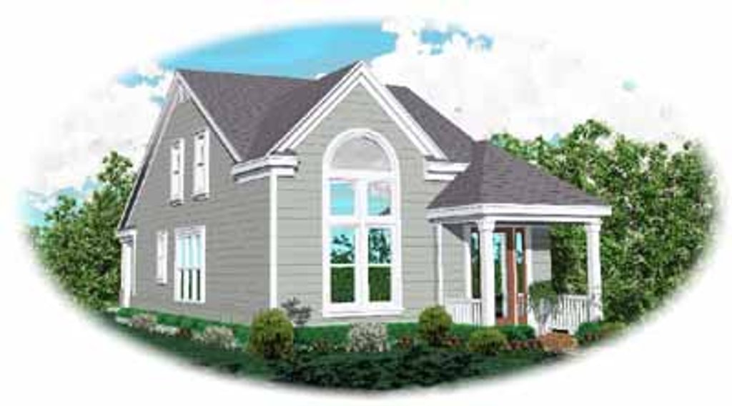 Exterior - Front Elevation 2 for Contemporary House Plan #81-135 - 3 bed, 2.5 bath