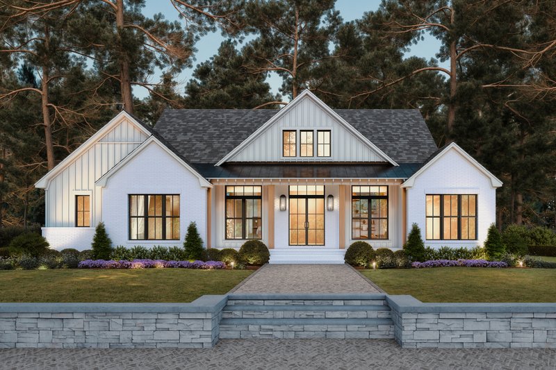 Dream House Plan - Exterior - Front Elevation 3 for Farmhouse House Plan #430-364 - 3 bed, 2.5 bath