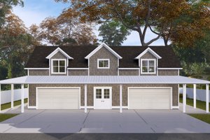 Traditional Exterior - Front Elevation Plan #1060-297