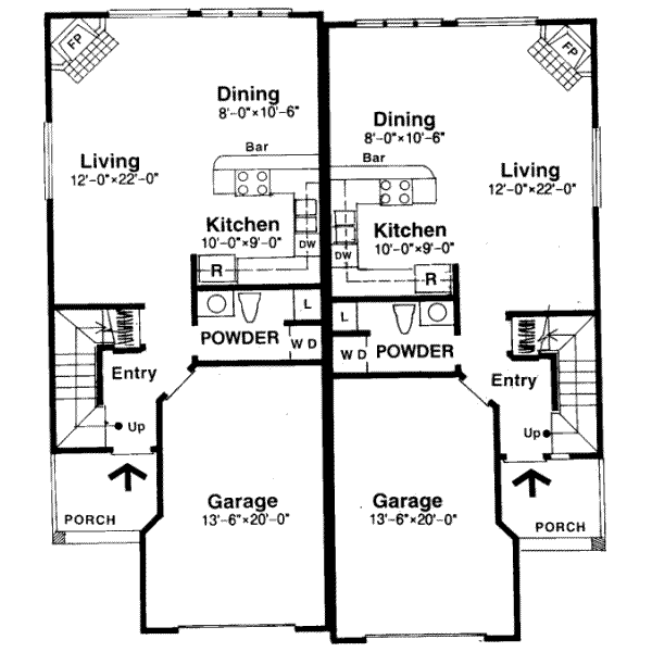 Traditional Floor Plan - Main Floor Plan #303-127