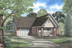Country Exterior - Front Elevation Plan #17-2660