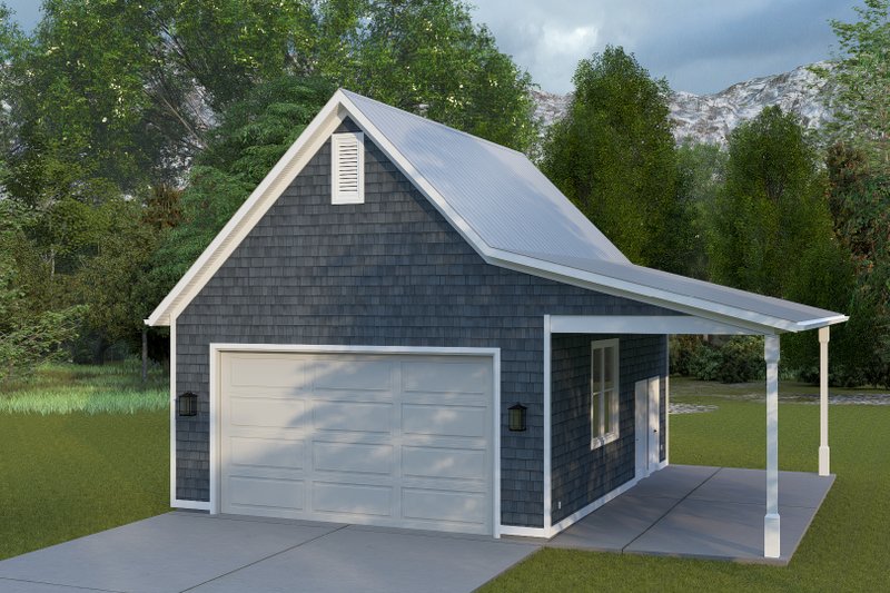 House Design - Exterior - Front Elevation 3 for Bungalow House Plan #1060-351, 0.5 bath
