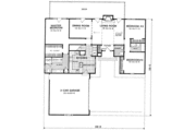 European Style House Plan - 3 Beds 2.5 Baths 1711 Sq/Ft Plan #322-118 