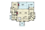 Ranch Style House Plan - 2 Beds 2.5 Baths 2626 Sq/Ft Plan #54-590 