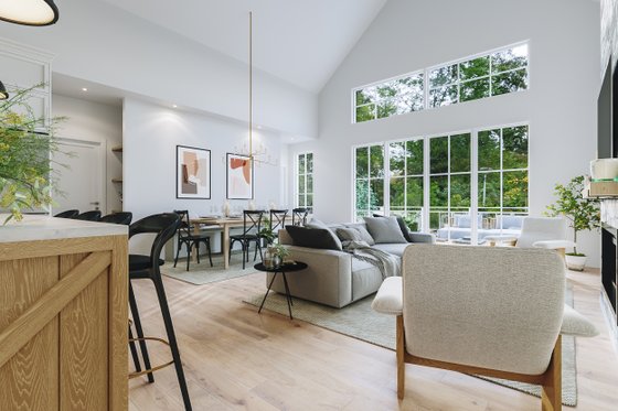 Interior - Family Room 1 for Farmhouse House Plan #23-2811 - 3 bed, 2 bath