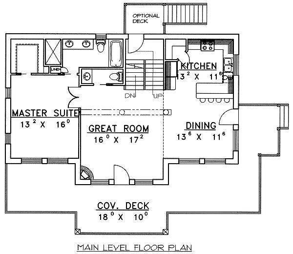 Bungalow Floor Plan - Main Floor Plan #117-525