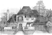 European Style House Plan - 3 Beds 2.5 Baths 2644 Sq/Ft Plan #301-117 