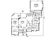 Tudor Style House Plan - 4 Beds 3.5 Baths 3795 Sq/Ft Plan #84-601 