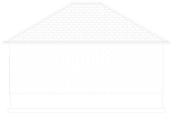 Exterior - Rear Elevation 1 for Traditional House Plan #1060-91, 0 bath