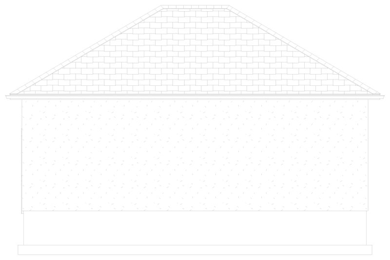 Architectural House Design - Exterior - Rear Elevation 1 for Traditional House Plan #1060-91, 0 bath