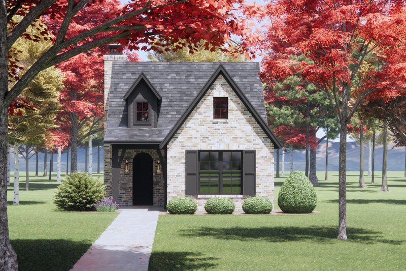 Cottage Style House Plan - 1 Beds 1 Baths 1043 Sq/Ft Plan #1096-143