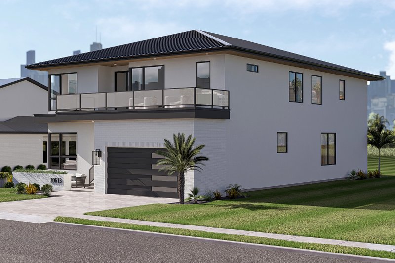 Home Plan - Exterior - Other Elevation 4 for Modern House Plan #455-821 - 4 bed, 4 bath