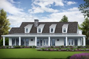 Ranch Exterior - Front Elevation Plan #54-400