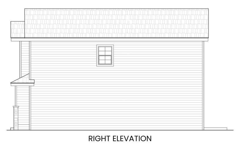 House Design - Exterior - Other Elevation 1 for Traditional House Plan #1108-10 - 2 bed, 2.5 bath