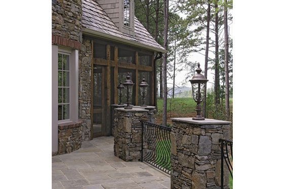 Exterior - Other Elevation 3 for European House Plan #453-51 - 4 bed, 5.5 bath