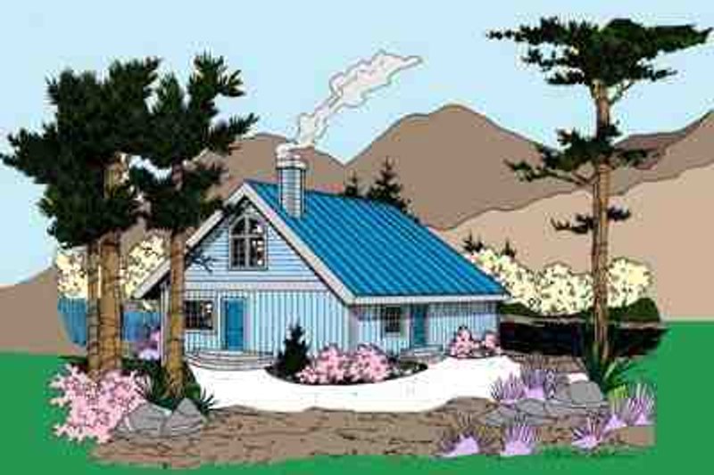 Home Plan - Traditional Exterior - Front Elevation Plan #60-633