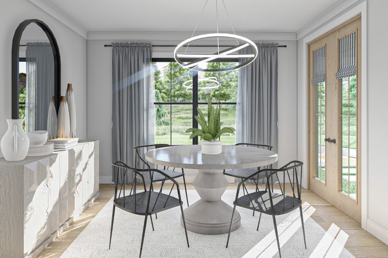 House Design - Interior - Dining Room for Farmhouse House Plan #455-239 - 5 bed, 4 bath
