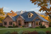 Traditional Style House Plan - 3 Beds 2 Baths 2200 Sq/Ft Plan #102-101 Exterior 