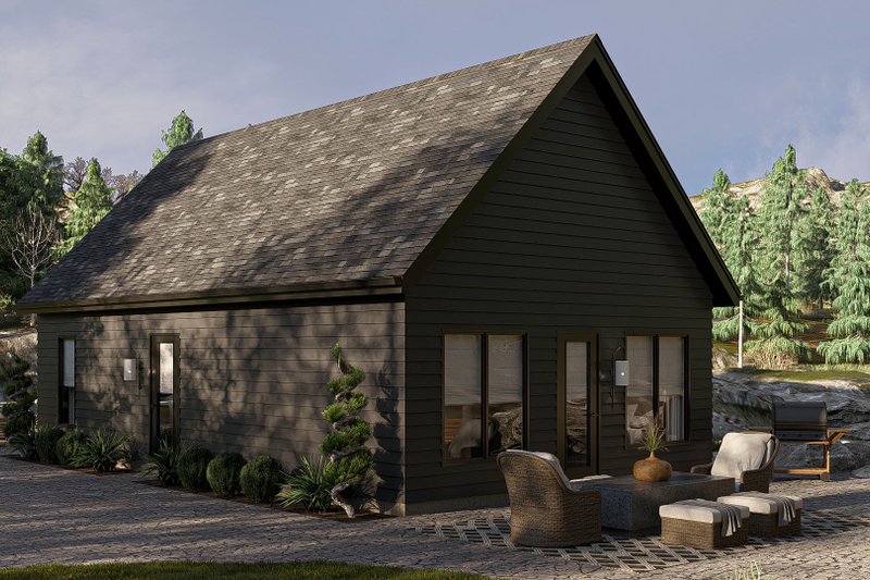 House Design - Exterior - Other Elevation for Modern House Plan #455-428 - 1 bed, 1 bath