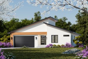 Contemporary Exterior - Front Elevation Plan #20-2573