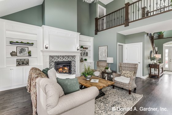 Interior - Family Room 3 for Country House Plan #929-522 - 3 bed, 2.5 bath