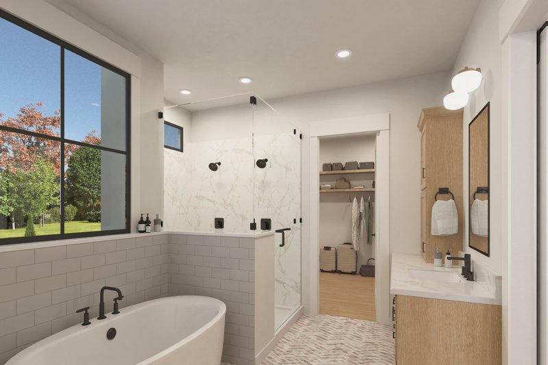Dream House Plan - Interior - Master Bathroom for Farmhouse House Plan #430-364 - 3 bed, 2.5 bath