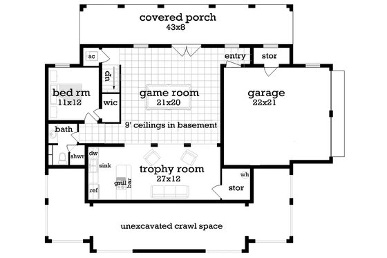 Finished Basement Level