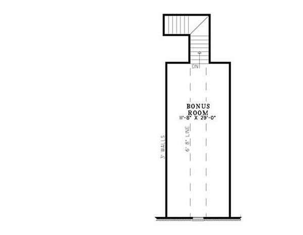 House Design - European Floor Plan - Upper Floor Plan #17-2167