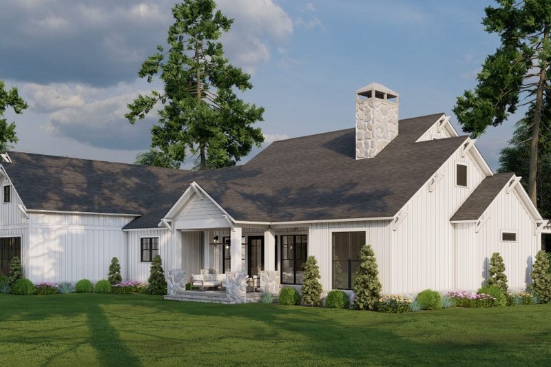 House Design - Exterior - Other Elevation 2 for Farmhouse House Plan #923-395 - 3 bed, 2.5 bath