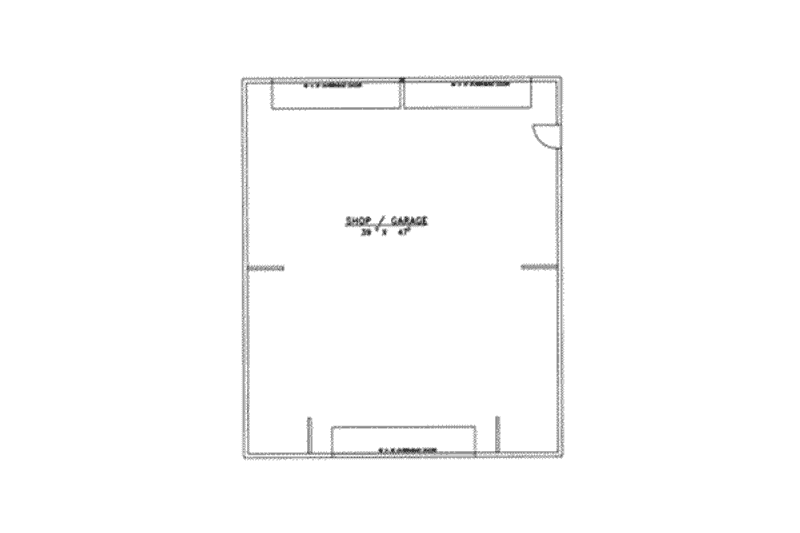 Dream House Plan - Floor Plan - Main Floor for Traditional House Plan #117-367, 0 bath