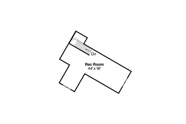 Craftsman Floor Plan - Upper Floor Plan #124-1148