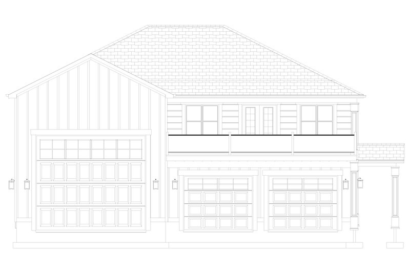 Architectural House Design - Exterior - Front Elevation 4 for Farmhouse House Plan #1060-123 - 1 bed, 2 bath