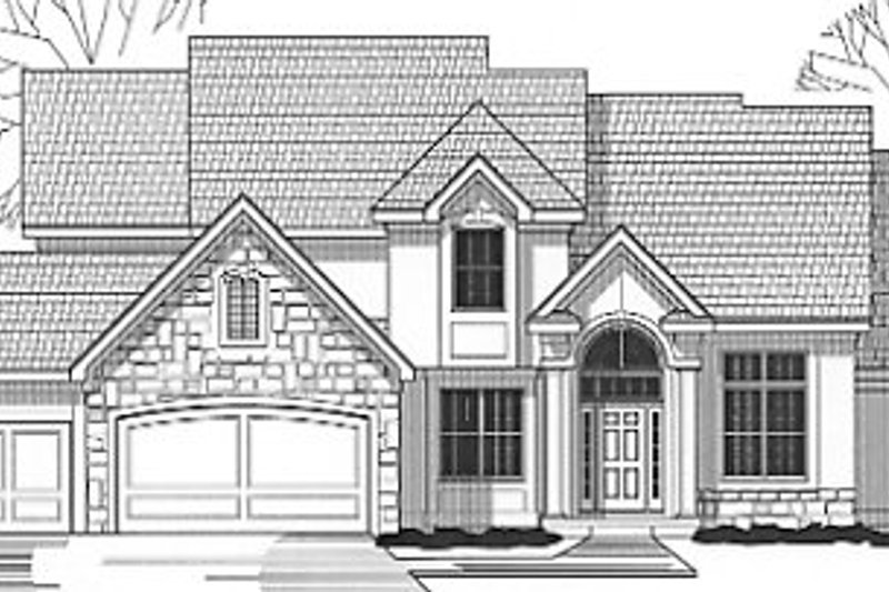 Traditional Style House Plan - 4 Beds 3.5 Baths 3069 Sq/Ft Plan #67-423