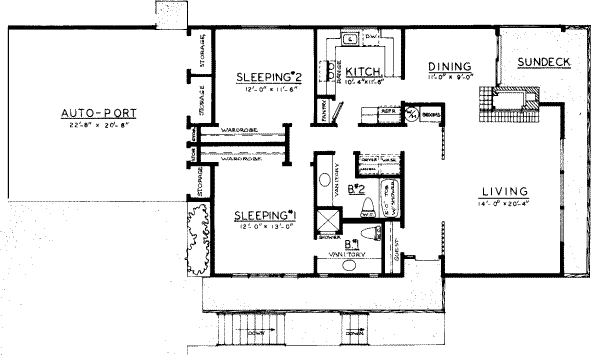 Traditional Floor Plan - Main Floor Plan #303-273