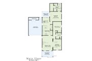 Traditional Style House Plan - 3 Beds 2 Baths 1447 Sq/Ft Plan #17-199 