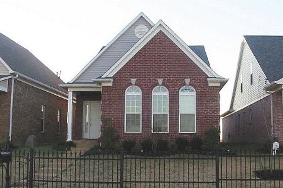 Exterior - Front Elevation for Traditional House Plan #81-13709 - 2 bed, 2 bath