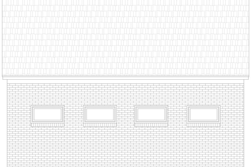 Home Plan - Exterior - Rear Elevation for Contemporary House Plan #932-1026, 0 bath