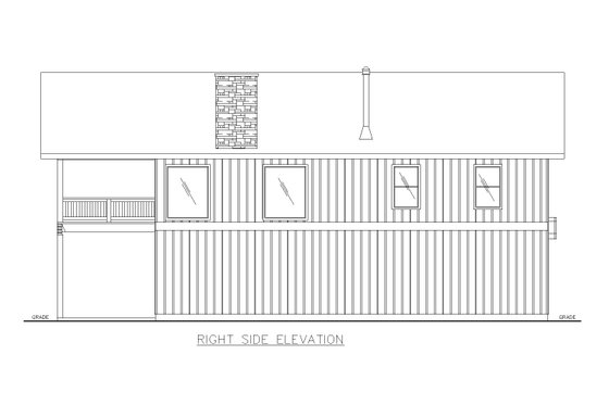Exterior - Other Elevation 1 for Craftsman House Plan #117-1022 - 3 bed, 3 bath