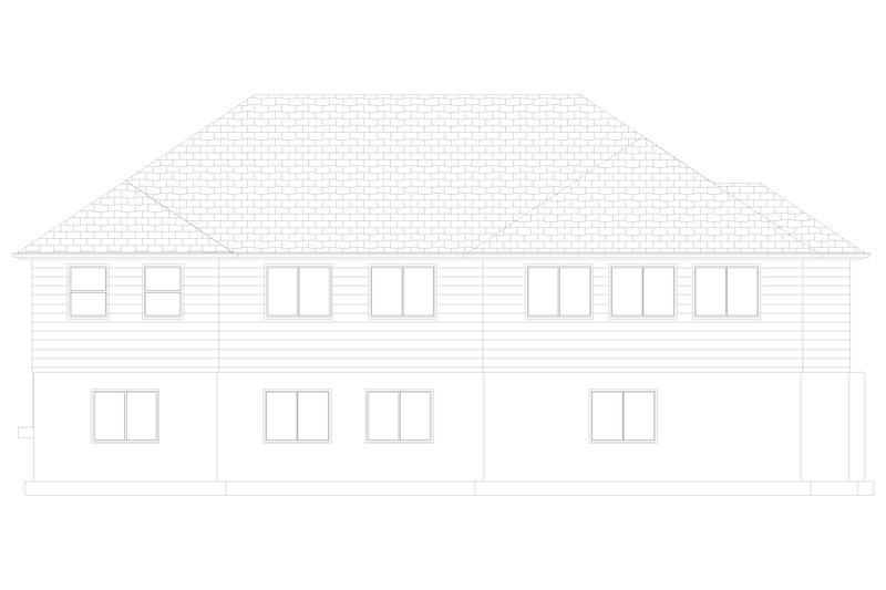 House Blueprint - Exterior - Rear Elevation 3 for Traditional House Plan #1060-174 - 3 bed, 2 bath