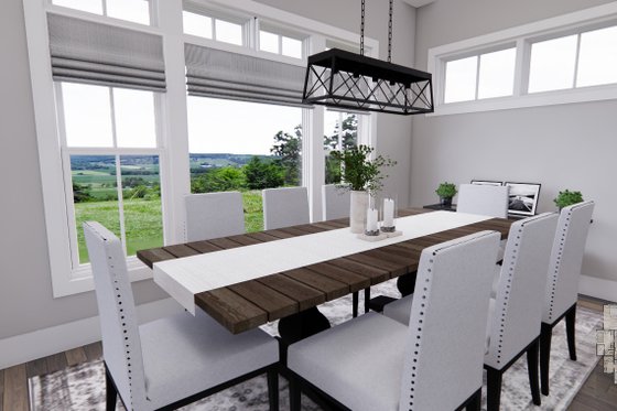 Interior - Dining Room 1 for Farmhouse House Plan #51-1233 - 4 bed, 3.5 bath