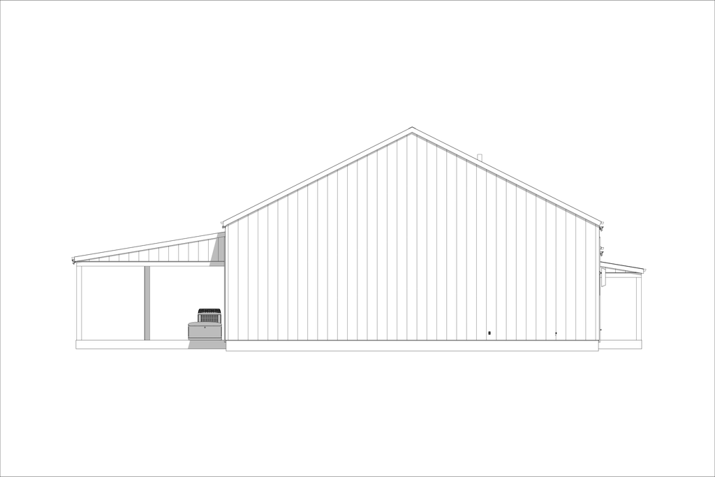 Exterior - Other Elevation 2 for Barndominium House Plan #1127-14 - 3 bed, 2.5 bath