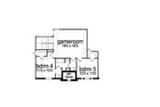 European Style House Plan - 5 Beds 3.5 Baths 3355 Sq/Ft Plan #84-287 