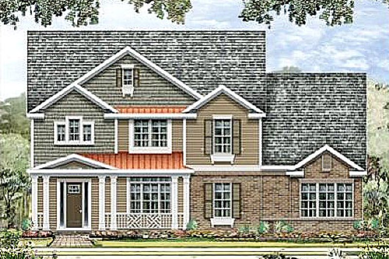 Traditional Style House Plan - 5 Beds 4 Baths 4302 Sq/Ft Plan #424-182