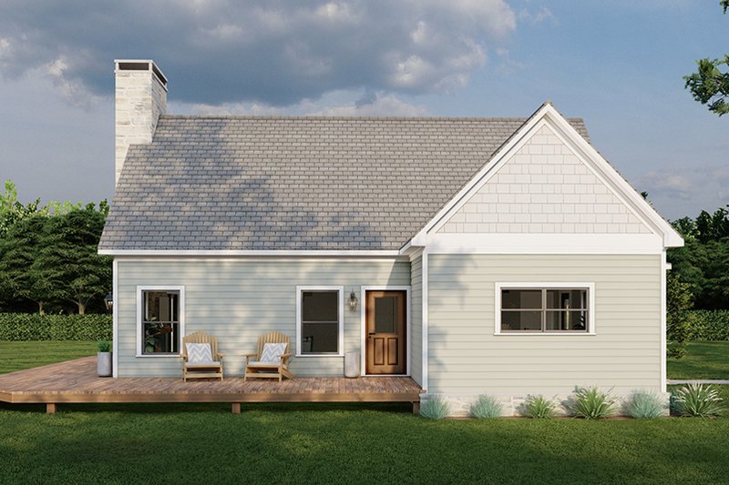 House Blueprint - Exterior - Front Elevation 4 for Craftsman House Plan #923-310 - 3 bed, 2.5 bath