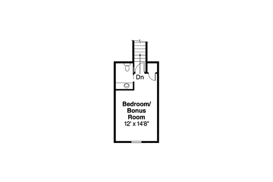 Floor Plan - Upper Floor for Craftsman House Plan #124-532 - 4 bed, 2.5 bath